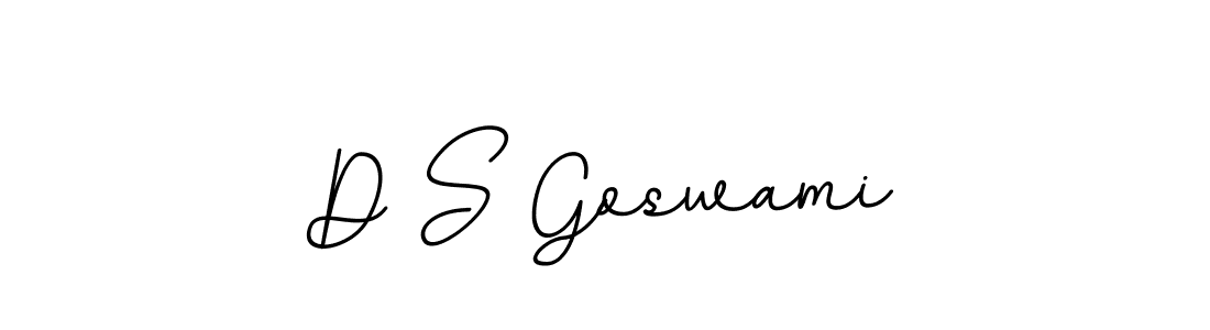 Design your own signature with our free online signature maker. With this signature software, you can create a handwritten (BallpointsItalic-DORy9) signature for name D S Goswami. D S Goswami signature style 11 images and pictures png