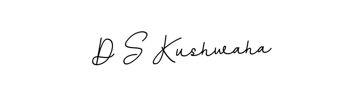 Also we have D S Kushwaha name is the best signature style. Create professional handwritten signature collection using BallpointsItalic-DORy9 autograph style. D S Kushwaha signature style 11 images and pictures png