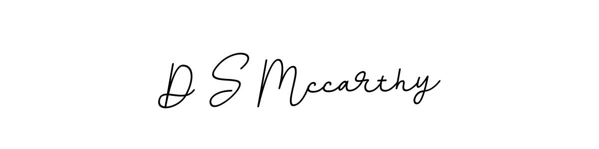 Use a signature maker to create a handwritten signature online. With this signature software, you can design (BallpointsItalic-DORy9) your own signature for name D S Mccarthy. D S Mccarthy signature style 11 images and pictures png
