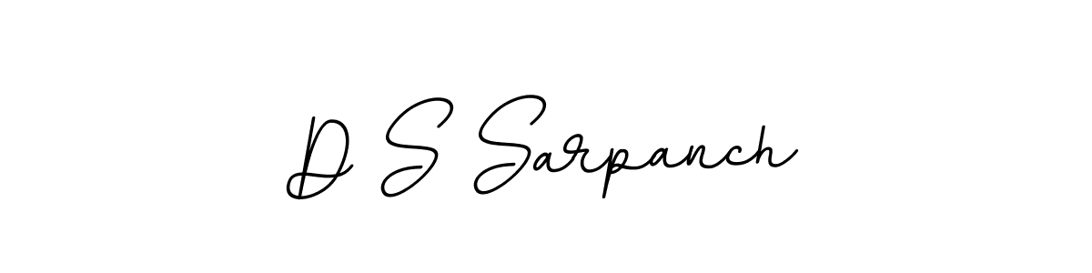 if you are searching for the best signature style for your name D S Sarpanch. so please give up your signature search. here we have designed multiple signature styles  using BallpointsItalic-DORy9. D S Sarpanch signature style 11 images and pictures png