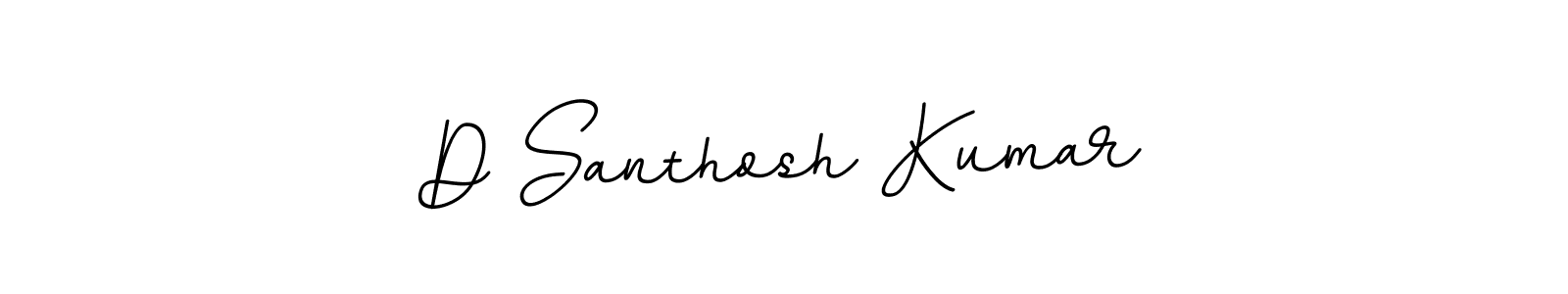 How to make D Santhosh Kumar signature? BallpointsItalic-DORy9 is a professional autograph style. Create handwritten signature for D Santhosh Kumar name. D Santhosh Kumar signature style 11 images and pictures png