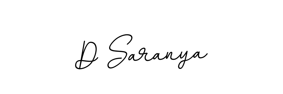 Use a signature maker to create a handwritten signature online. With this signature software, you can design (BallpointsItalic-DORy9) your own signature for name D Saranya. D Saranya signature style 11 images and pictures png