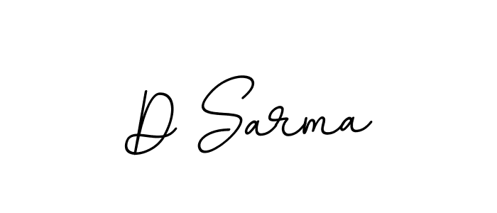 Create a beautiful signature design for name D Sarma. With this signature (BallpointsItalic-DORy9) fonts, you can make a handwritten signature for free. D Sarma signature style 11 images and pictures png