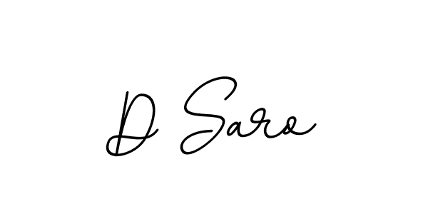 How to make D Saro signature? BallpointsItalic-DORy9 is a professional autograph style. Create handwritten signature for D Saro name. D Saro signature style 11 images and pictures png