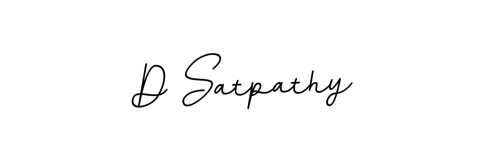 Make a beautiful signature design for name D Satpathy. With this signature (BallpointsItalic-DORy9) style, you can create a handwritten signature for free. D Satpathy signature style 11 images and pictures png