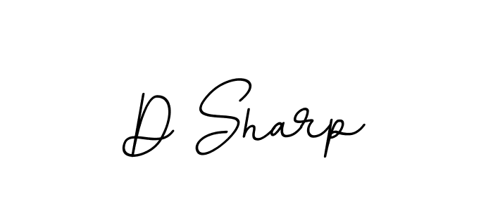 Design your own signature with our free online signature maker. With this signature software, you can create a handwritten (BallpointsItalic-DORy9) signature for name D Sharp. D Sharp signature style 11 images and pictures png