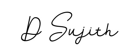 A dynamic signature style for D Sujith using BallpointsItalic-DORy9 script. Designed to look authentic, handwritten, and professional. D Sujith signature style 11 images and pictures png
