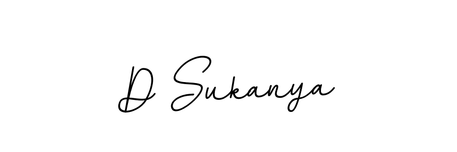 You should practise on your own different ways (BallpointsItalic-DORy9) to write your name (D Sukanya) in signature. don't let someone else do it for you. D Sukanya signature style 11 images and pictures png