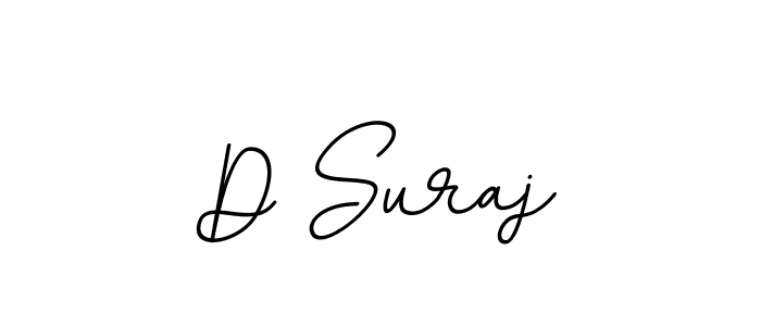 Design your own signature with our free online signature maker. With this signature software, you can create a handwritten (BallpointsItalic-DORy9) signature for name D Suraj. D Suraj signature style 11 images and pictures png