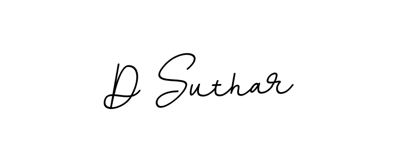 Create a beautiful signature design for name D Suthar. With this signature (BallpointsItalic-DORy9) fonts, you can make a handwritten signature for free. D Suthar signature style 11 images and pictures png