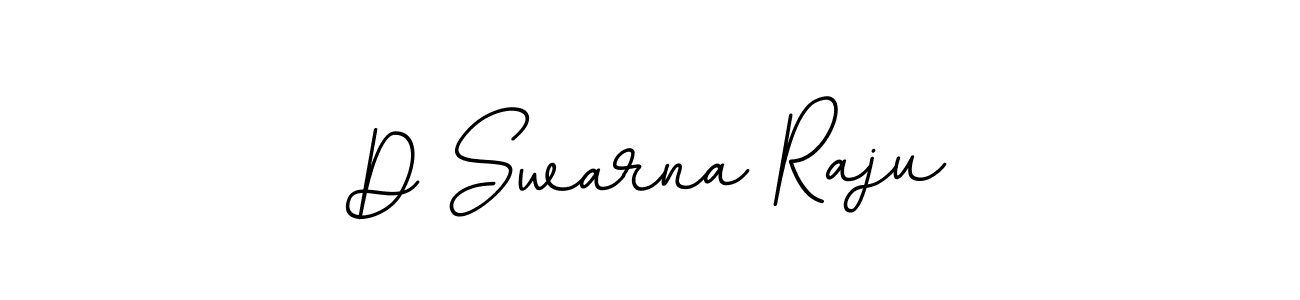 The best way (BallpointsItalic-DORy9) to make a short signature is to pick only two or three words in your name. The name D Swarna Raju include a total of six letters. For converting this name. D Swarna Raju signature style 11 images and pictures png