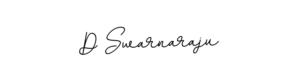 Design your own signature with our free online signature maker. With this signature software, you can create a handwritten (BallpointsItalic-DORy9) signature for name D Swarnaraju. D Swarnaraju signature style 11 images and pictures png