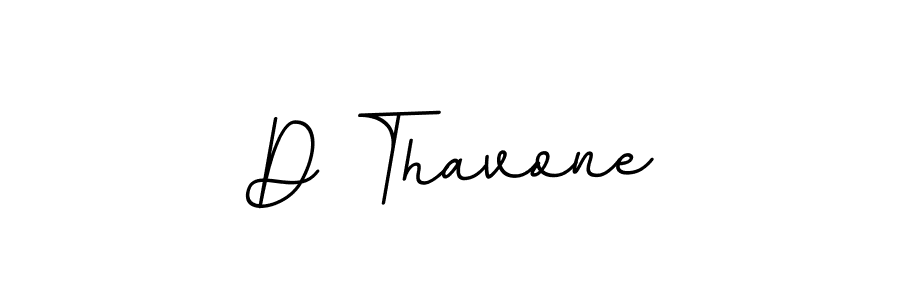 The best way (BallpointsItalic-DORy9) to make a short signature is to pick only two or three words in your name. The name D Thavone include a total of six letters. For converting this name. D Thavone signature style 11 images and pictures png