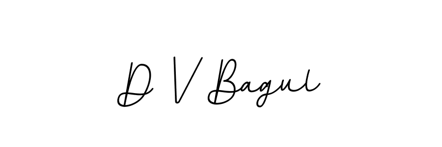 D V Bagul stylish signature style. Best Handwritten Sign (BallpointsItalic-DORy9) for my name. Handwritten Signature Collection Ideas for my name D V Bagul. D V Bagul signature style 11 images and pictures png