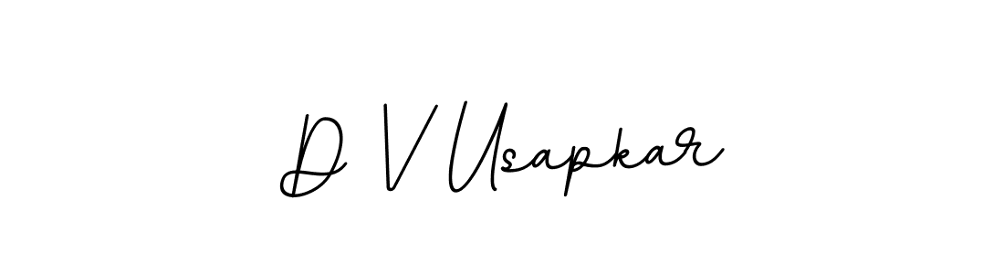 How to make D V Usapkar signature? BallpointsItalic-DORy9 is a professional autograph style. Create handwritten signature for D V Usapkar name. D V Usapkar signature style 11 images and pictures png