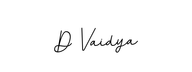 Make a beautiful signature design for name D Vaidya. With this signature (BallpointsItalic-DORy9) style, you can create a handwritten signature for free. D Vaidya signature style 11 images and pictures png