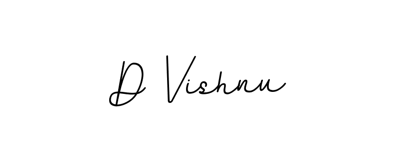 You should practise on your own different ways (BallpointsItalic-DORy9) to write your name (D Vishnu) in signature. don't let someone else do it for you. D Vishnu signature style 11 images and pictures png