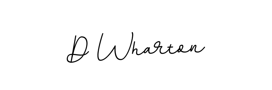 Make a beautiful signature design for name D Wharton. With this signature (BallpointsItalic-DORy9) style, you can create a handwritten signature for free. D Wharton signature style 11 images and pictures png