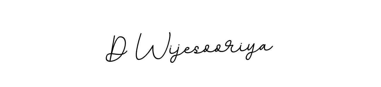 Make a beautiful signature design for name D Wijesooriya. With this signature (BallpointsItalic-DORy9) style, you can create a handwritten signature for free. D Wijesooriya signature style 11 images and pictures png