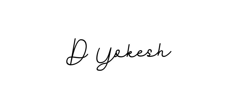 How to make D Yokesh name signature. Use BallpointsItalic-DORy9 style for creating short signs online. This is the latest handwritten sign. D Yokesh signature style 11 images and pictures png