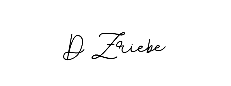 Also we have D Zriebe name is the best signature style. Create professional handwritten signature collection using BallpointsItalic-DORy9 autograph style. D Zriebe signature style 11 images and pictures png