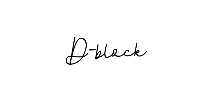 Make a beautiful signature design for name D-block. With this signature (BallpointsItalic-DORy9) style, you can create a handwritten signature for free. D-block signature style 11 images and pictures png