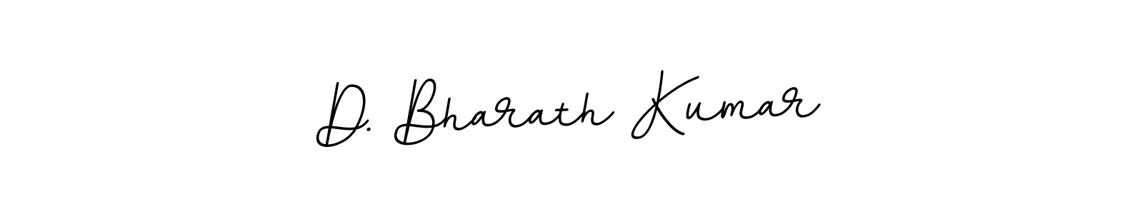 Create a beautiful signature design for name D. Bharath Kumar. With this signature (BallpointsItalic-DORy9) fonts, you can make a handwritten signature for free. D. Bharath Kumar signature style 11 images and pictures png