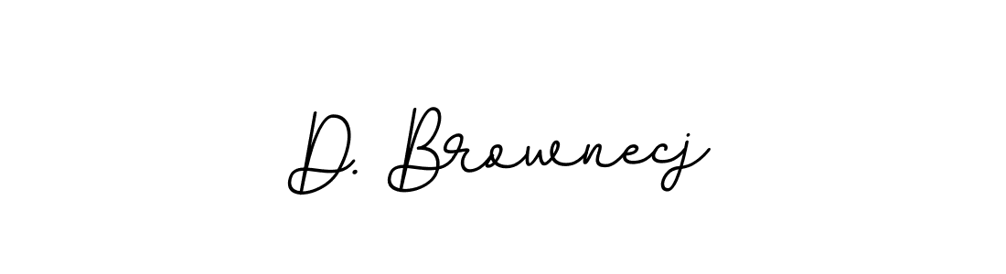 This is the best signature style for the D. Brownecj name. Also you like these signature font (BallpointsItalic-DORy9). Mix name signature. D. Brownecj signature style 11 images and pictures png