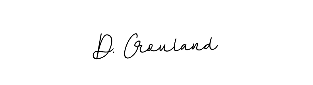 Use a signature maker to create a handwritten signature online. With this signature software, you can design (BallpointsItalic-DORy9) your own signature for name D. Crouland. D. Crouland signature style 11 images and pictures png