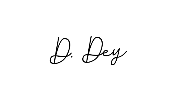How to make D. Dey name signature. Use BallpointsItalic-DORy9 style for creating short signs online. This is the latest handwritten sign. D. Dey signature style 11 images and pictures png