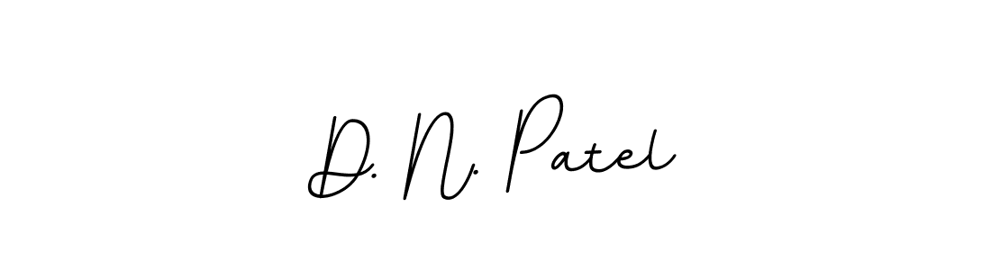 How to make D. N. Patel name signature. Use BallpointsItalic-DORy9 style for creating short signs online. This is the latest handwritten sign. D. N. Patel signature style 11 images and pictures png