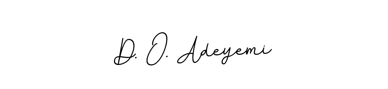 Make a beautiful signature design for name D. O. Adeyemi. With this signature (BallpointsItalic-DORy9) style, you can create a handwritten signature for free. D. O. Adeyemi signature style 11 images and pictures png