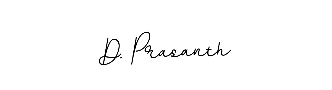 Use a signature maker to create a handwritten signature online. With this signature software, you can design (BallpointsItalic-DORy9) your own signature for name D. Prasanth. D. Prasanth signature style 11 images and pictures png