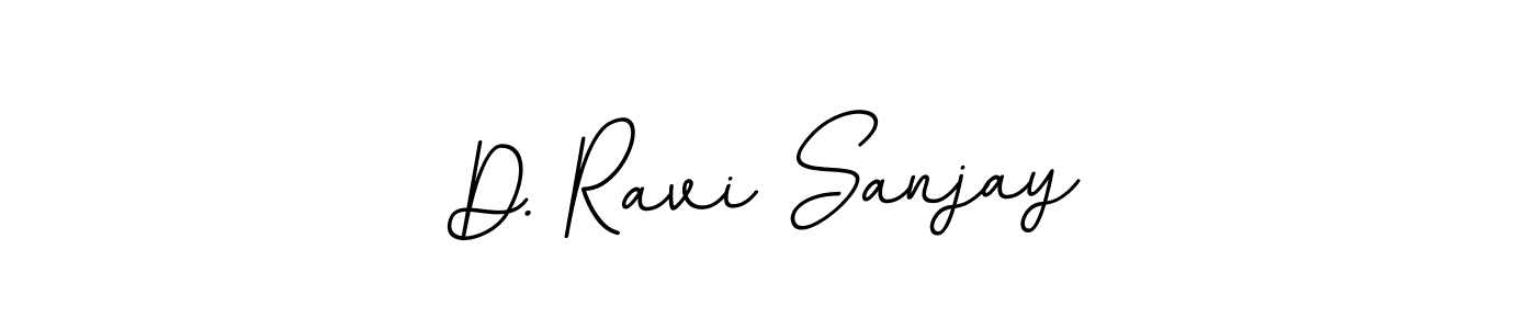Make a beautiful signature design for name D. Ravi Sanjay. With this signature (BallpointsItalic-DORy9) style, you can create a handwritten signature for free. D. Ravi Sanjay signature style 11 images and pictures png