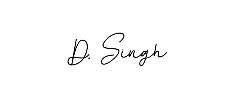 Make a beautiful signature design for name D. Singh. With this signature (BallpointsItalic-DORy9) style, you can create a handwritten signature for free. D. Singh signature style 11 images and pictures png