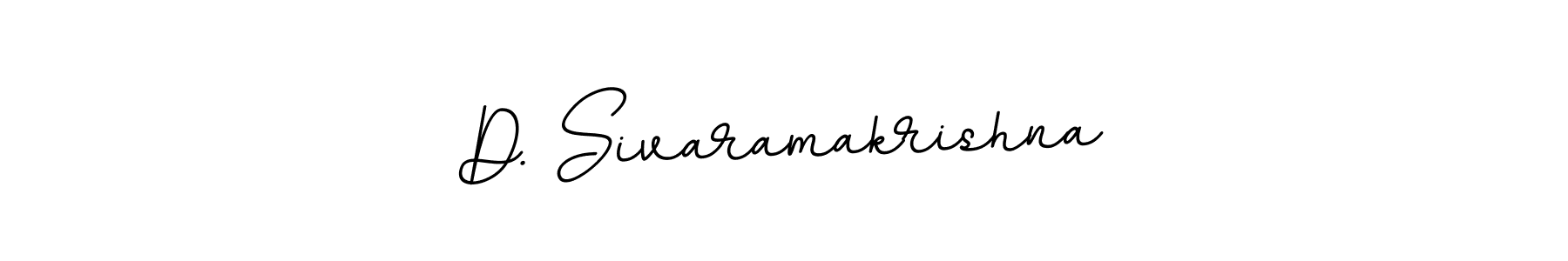 Design your own signature with our free online signature maker. With this signature software, you can create a handwritten (BallpointsItalic-DORy9) signature for name D. Sivaramakrishna. D. Sivaramakrishna signature style 11 images and pictures png
