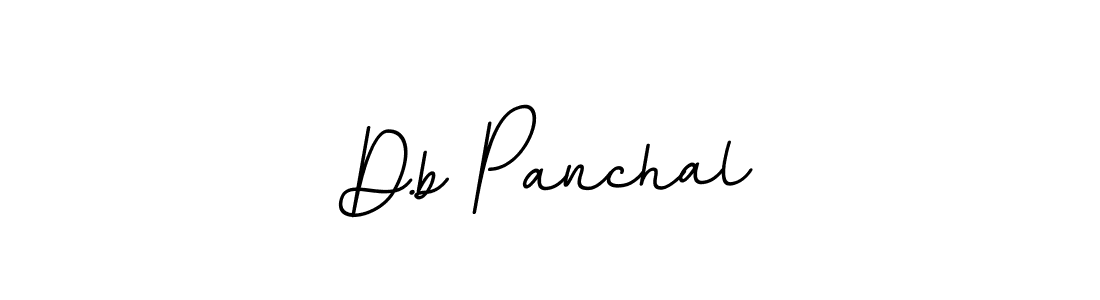 How to make D.b Panchal name signature. Use BallpointsItalic-DORy9 style for creating short signs online. This is the latest handwritten sign. D.b Panchal signature style 11 images and pictures png