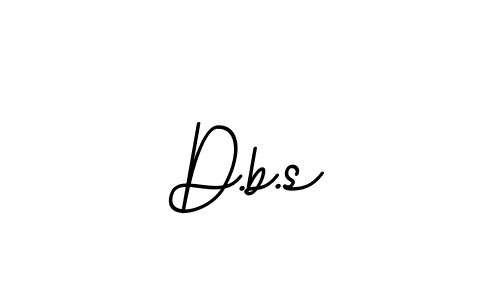 It looks lik you need a new signature style for name D.b.s. Design unique handwritten (BallpointsItalic-DORy9) signature with our free signature maker in just a few clicks. D.b.s signature style 11 images and pictures png