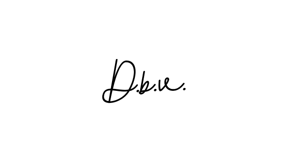 Design your own signature with our free online signature maker. With this signature software, you can create a handwritten (BallpointsItalic-DORy9) signature for name D.b.v.;prasad. D.b.v.;prasad signature style 11 images and pictures png