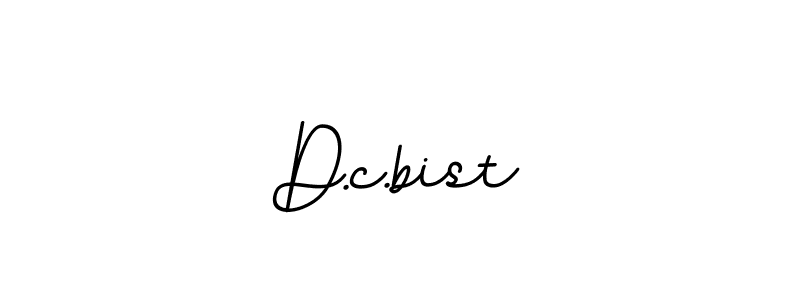 Use a signature maker to create a handwritten signature online. With this signature software, you can design (BallpointsItalic-DORy9) your own signature for name D.c.bist. D.c.bist signature style 11 images and pictures png