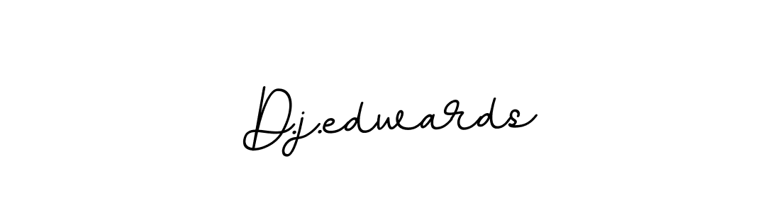 D.j.edwards stylish signature style. Best Handwritten Sign (BallpointsItalic-DORy9) for my name. Handwritten Signature Collection Ideas for my name D.j.edwards. D.j.edwards signature style 11 images and pictures png
