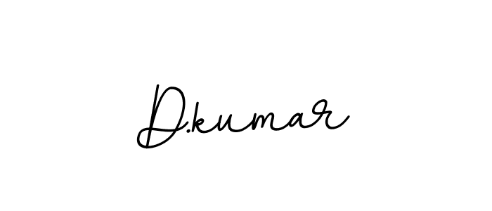 How to make D.kumar name signature. Use BallpointsItalic-DORy9 style for creating short signs online. This is the latest handwritten sign. D.kumar signature style 11 images and pictures png