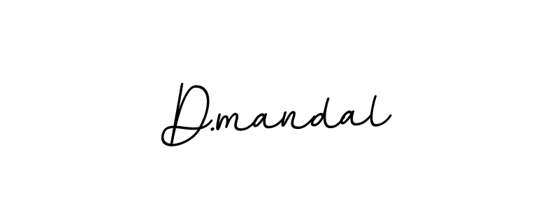 The best way (BallpointsItalic-DORy9) to make a short signature is to pick only two or three words in your name. The name D.mandal include a total of six letters. For converting this name. D.mandal signature style 11 images and pictures png
