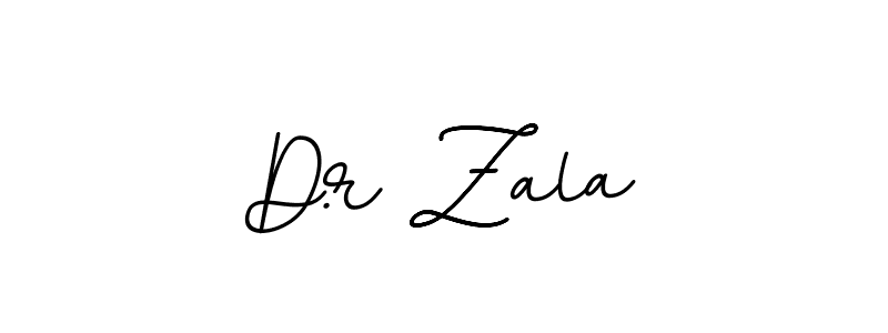 How to make D.r Zala name signature. Use BallpointsItalic-DORy9 style for creating short signs online. This is the latest handwritten sign. D.r Zala signature style 11 images and pictures png