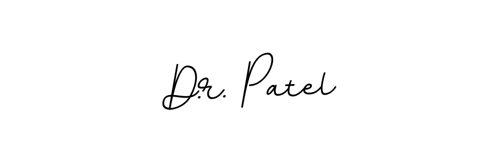 The best way (BallpointsItalic-DORy9) to make a short signature is to pick only two or three words in your name. The name D.r. Patel include a total of six letters. For converting this name. D.r. Patel signature style 11 images and pictures png