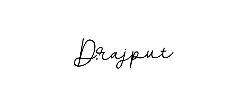 Create a beautiful signature design for name D.rajput. With this signature (BallpointsItalic-DORy9) fonts, you can make a handwritten signature for free. D.rajput signature style 11 images and pictures png