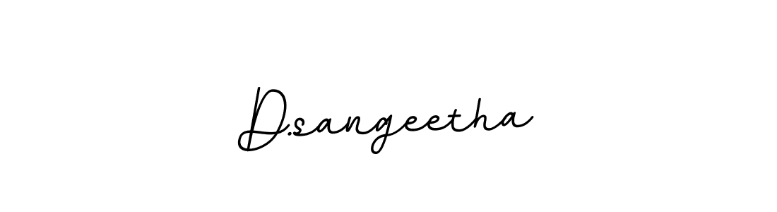 Use a signature maker to create a handwritten signature online. With this signature software, you can design (BallpointsItalic-DORy9) your own signature for name D.sangeetha. D.sangeetha signature style 11 images and pictures png