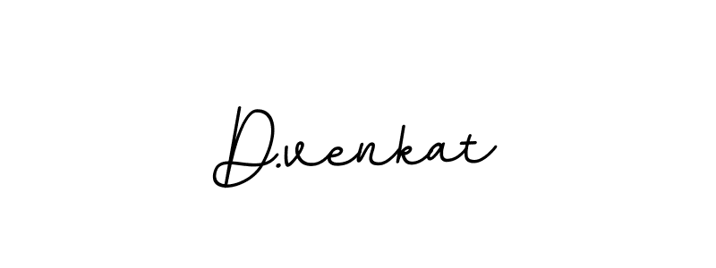 Design your own signature with our free online signature maker. With this signature software, you can create a handwritten (BallpointsItalic-DORy9) signature for name D.venkat. D.venkat signature style 11 images and pictures png