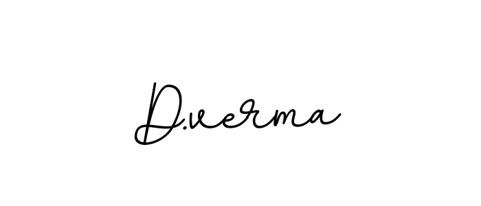 Design your own signature with our free online signature maker. With this signature software, you can create a handwritten (BallpointsItalic-DORy9) signature for name D.verma. D.verma signature style 11 images and pictures png