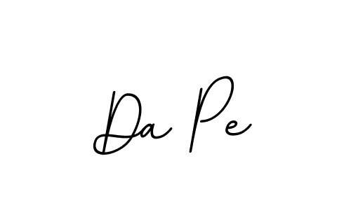 Da Pe stylish signature style. Best Handwritten Sign (BallpointsItalic-DORy9) for my name. Handwritten Signature Collection Ideas for my name Da Pe. Da Pe signature style 11 images and pictures png